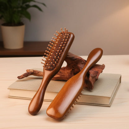 NATUCOMB – Sandalwood Hair Comb Antistatic Scalp Massage Tool for Healthy Hair
