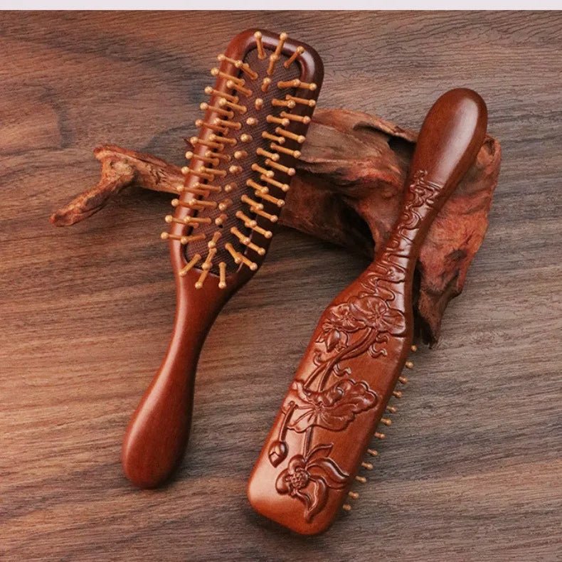 NATUCOMB – Sandalwood Hair Comb Antistatic Scalp Massage Tool for Healthy Hair