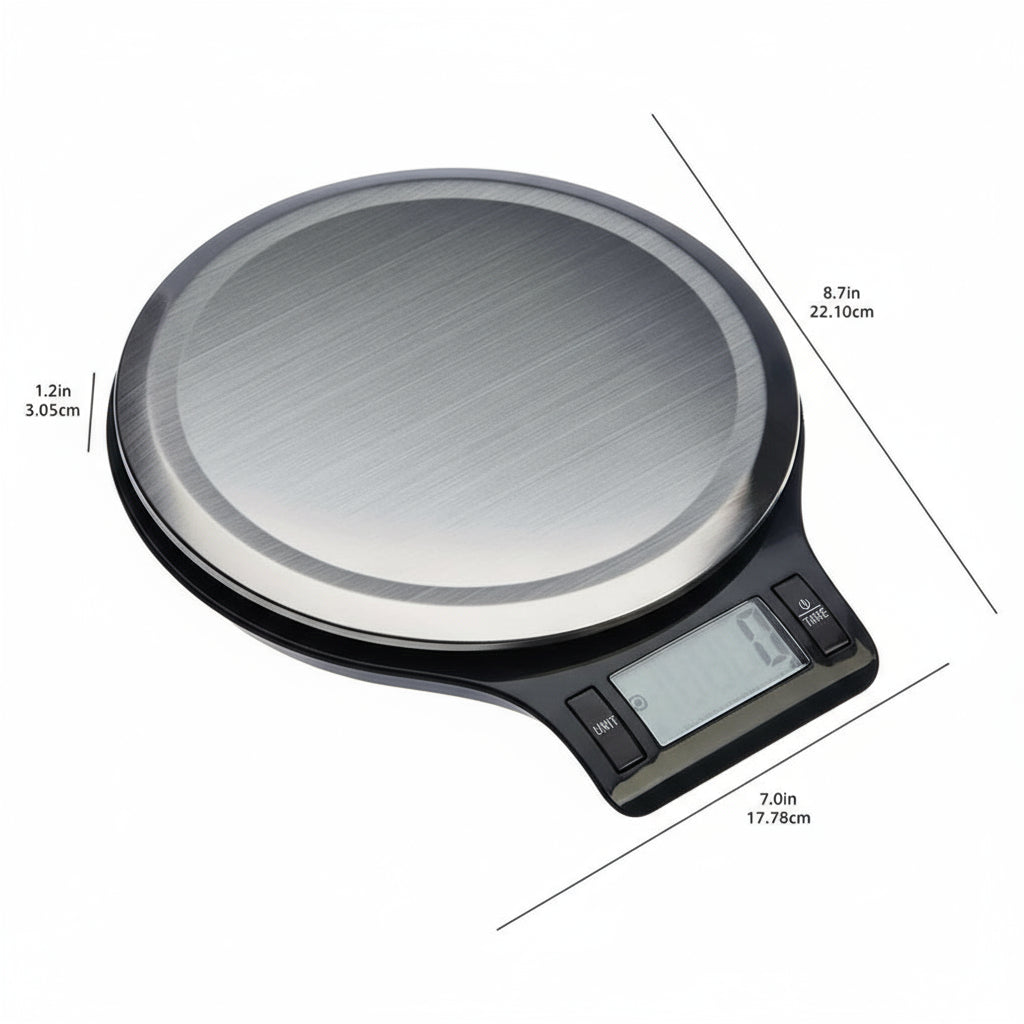 MEALMATE – Digital kitchen scale with clearly visible LCD panel