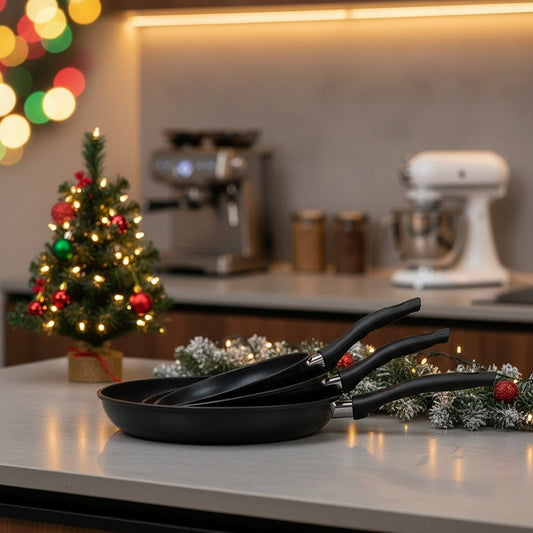 COOLTOUCH PAN – 3-piece Non-stick Pan Set for Effortless Everyday Cooking