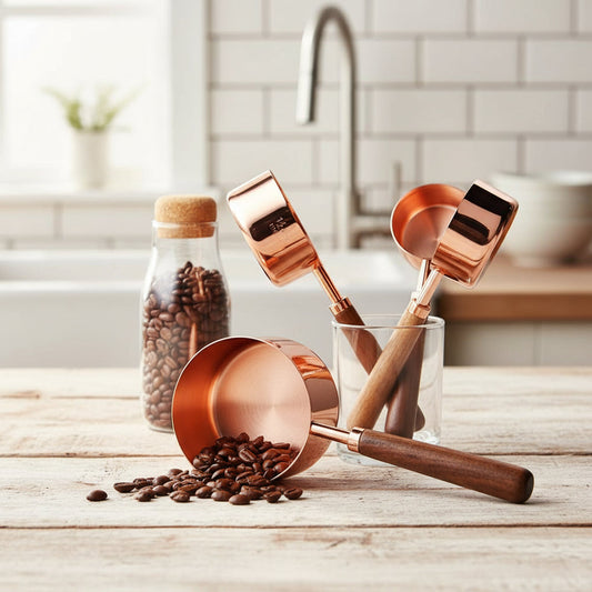 COPRELLE – Premium measuring set made of stainless steel with copper coating