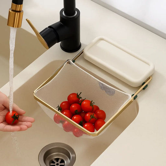 FOLD FILTER – Foldable Sink Strainer for a Tidy Kitchen