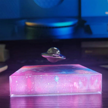 QUANTUMLAMP – Floating Spaceship LED Night Light with Magnetic Levitation Technology