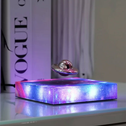 QUANTUMLAMP – Floating Spaceship LED Night Light with Magnetic Levitation Technology