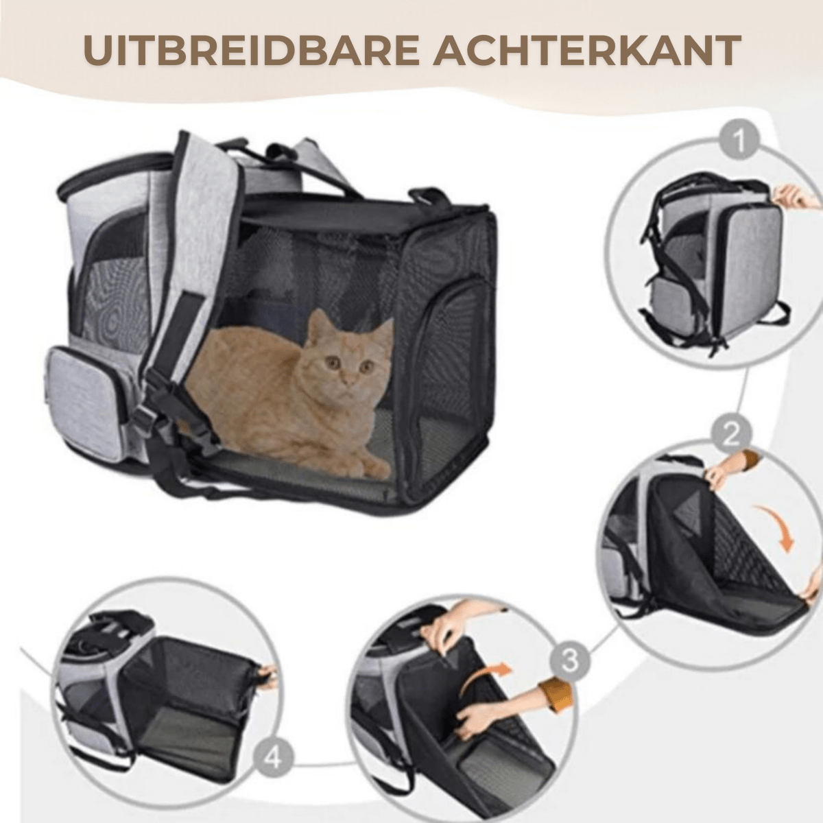 PAWSPHERE – Comfortable Cat Backpack with Viewing Window