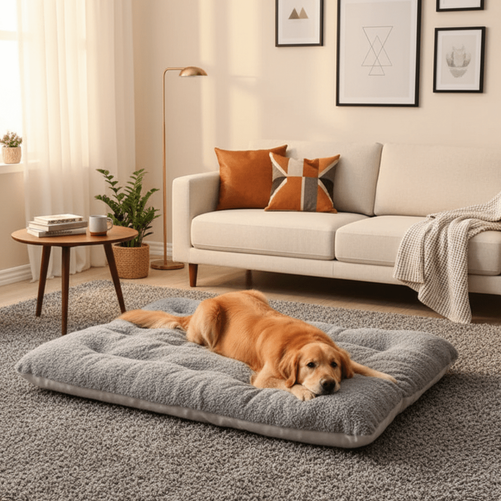 NIMBLESLEEP – Fluffy dog bed for soothing relaxation