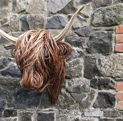 BOVINEART – Elegant cow wall sculpture in country house style
