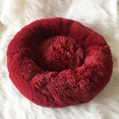 CALMVIA – Soothing Faux Fur Dog Bed for Relaxed & Cozy Sleep