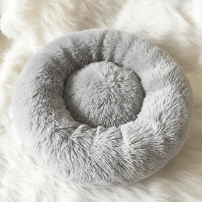 CALMVIA – Soothing Faux Fur Dog Bed for Relaxed & Cozy Sleep