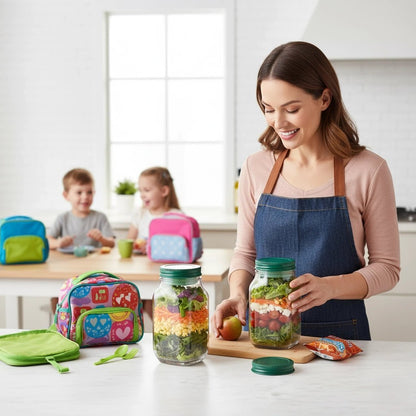CRUNCHJAR – Layered salad shaker for fresh, crunchy meals on the go