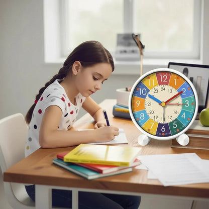 CUTEWAKE – Charming Silent Cartoon Table Alarm Clock for Children