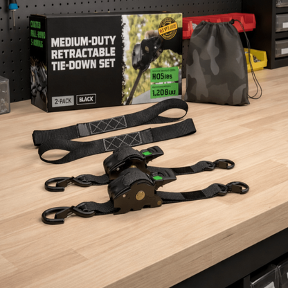 LADESPANN – Self-Retracting Tie-Down Straps for Secure Cargo