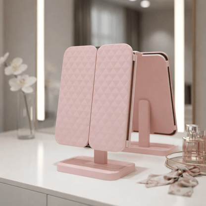 GLOWVUE – LED Makeup Mirror with Adjustable Lighting & Precise Magnification
