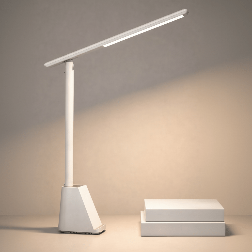 FOLDLITE – Intelligent, foldable LED desk lamp with battery & dimming function