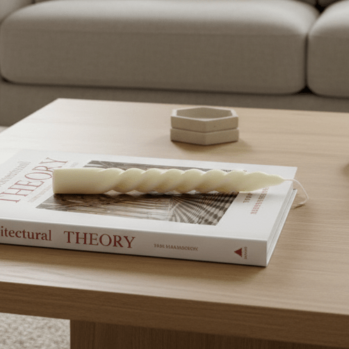 SOYTWIST – Elegant twisted taper candles made from soy wax for a gentle ambiance