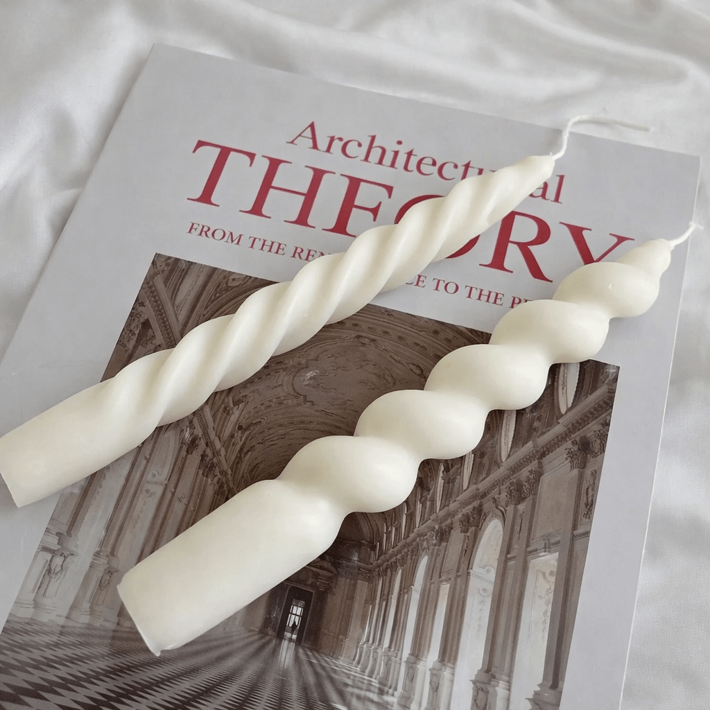 SOYTWIST – Elegant twisted taper candles made from soy wax for a gentle ambiance