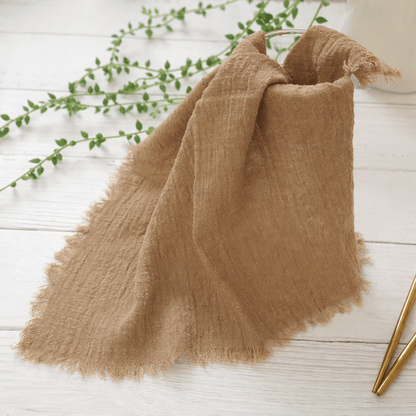 RUSTICLOOM – Rustic Cotton Gauze Napkins for Vintage Table Decoration