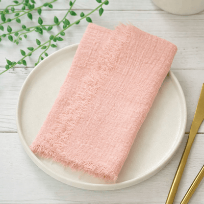 RUSTICLOOM – Rustic Cotton Gauze Napkins for Vintage Table Decoration