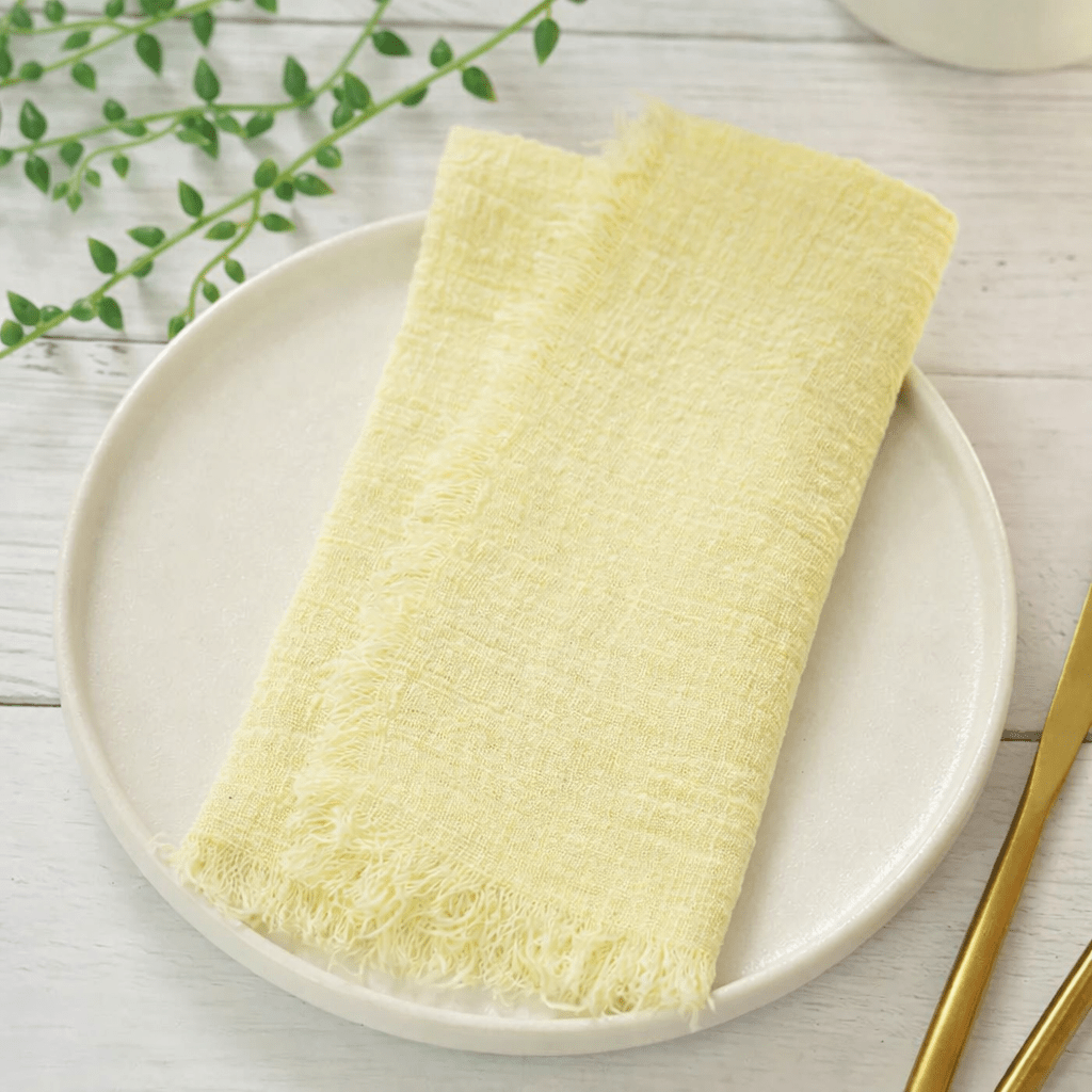 RUSTICLOOM – Rustic Cotton Gauze Napkins for Vintage Table Decoration