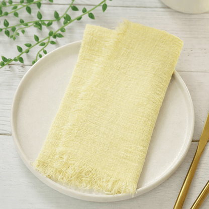RUSTICLOOM – Rustic Cotton Gauze Napkins for Vintage Table Decoration