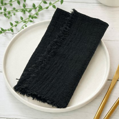 RUSTICLOOM – Rustic Cotton Gauze Napkins for Vintage Table Decoration