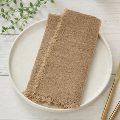 RUSTICLOOM – Rustic Cotton Gauze Napkins for Vintage Table Decoration