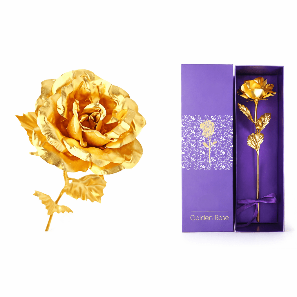 ETERNORA – Handmade, Real Gold-Plated Rose | Gift for Valentine's Day