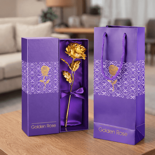ETERNORA – Handmade, Real Gold-Plated Rose | Gift for Valentine's Day