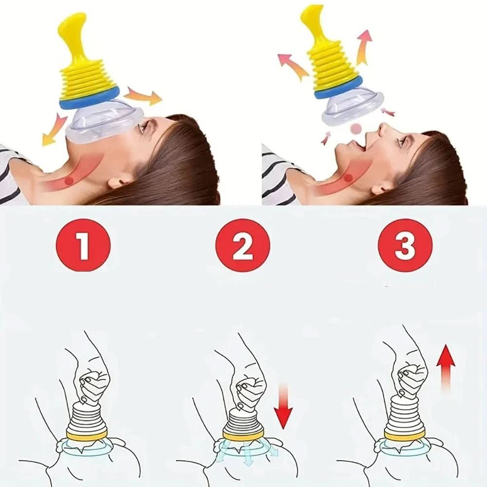 AirSafe Pro Anti-Choking Device | Quick Aid for Airway Blockages | Safe for Children & Adults | Compact Emergency Kit