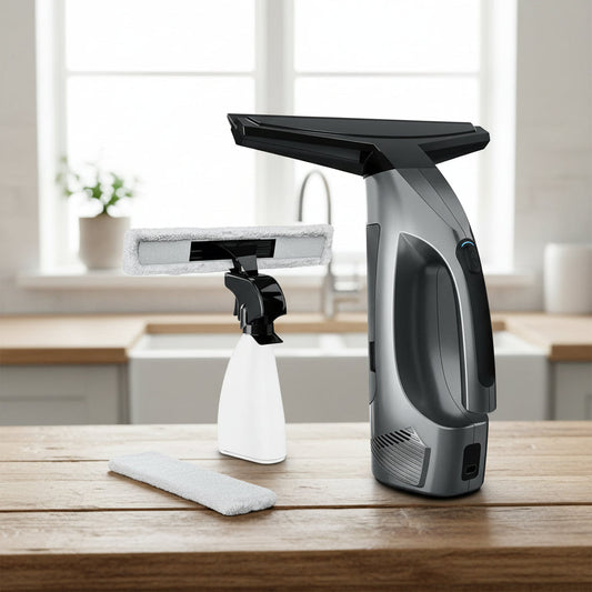 GLASSYON – Cordless Electric Window Vacuum Cleaner for Streak-Free Results