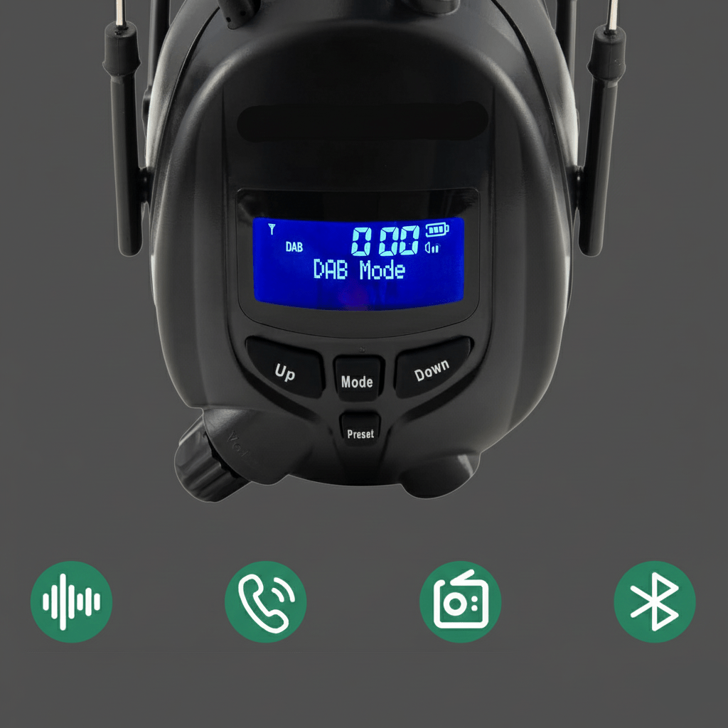 SAFE COMM – DAB+/FM Radio & Hands-Free Communication