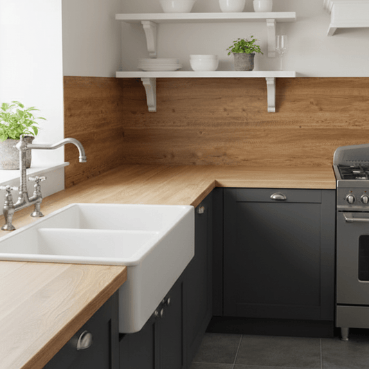 URBANDESIGN – Black peel-and-stick wallpaper in wood look for modern interior upgrades