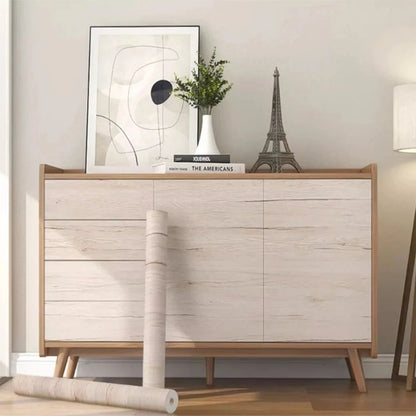 URBANDESIGN – Black peel-and-stick wallpaper in wood look for modern interior upgrades