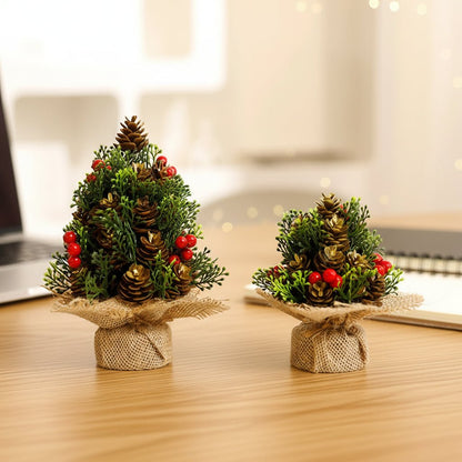 SEASONSET – Festive desk decoration with secure, stable base