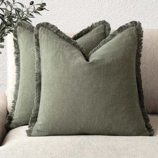 LINENCHIC – Elegant pillow covers made of cotton-linen for stylish decoration