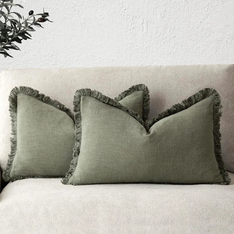 LINENCHIC – Elegant pillow covers made of cotton-linen for stylish decoration