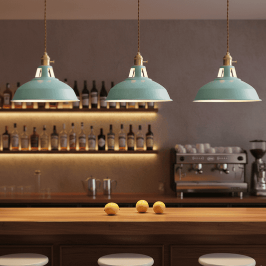 VINTILIGHT – Retro Steel Barn Pendant Light for Dining Areas & Loft Interiors