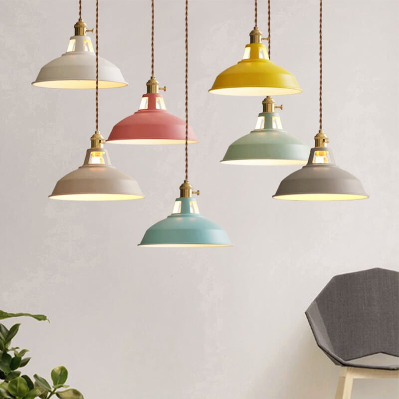 VINTILIGHT – Retro Steel Barn Pendant Light for Dining Areas & Loft Interiors