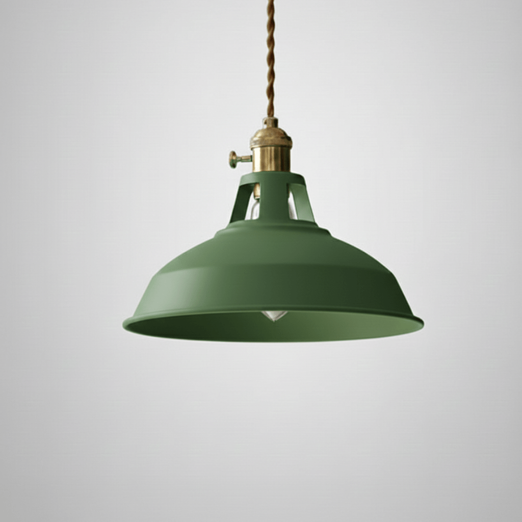 VINTILIGHT – Retro Steel Barn Pendant Light for Dining Areas & Loft Interiors