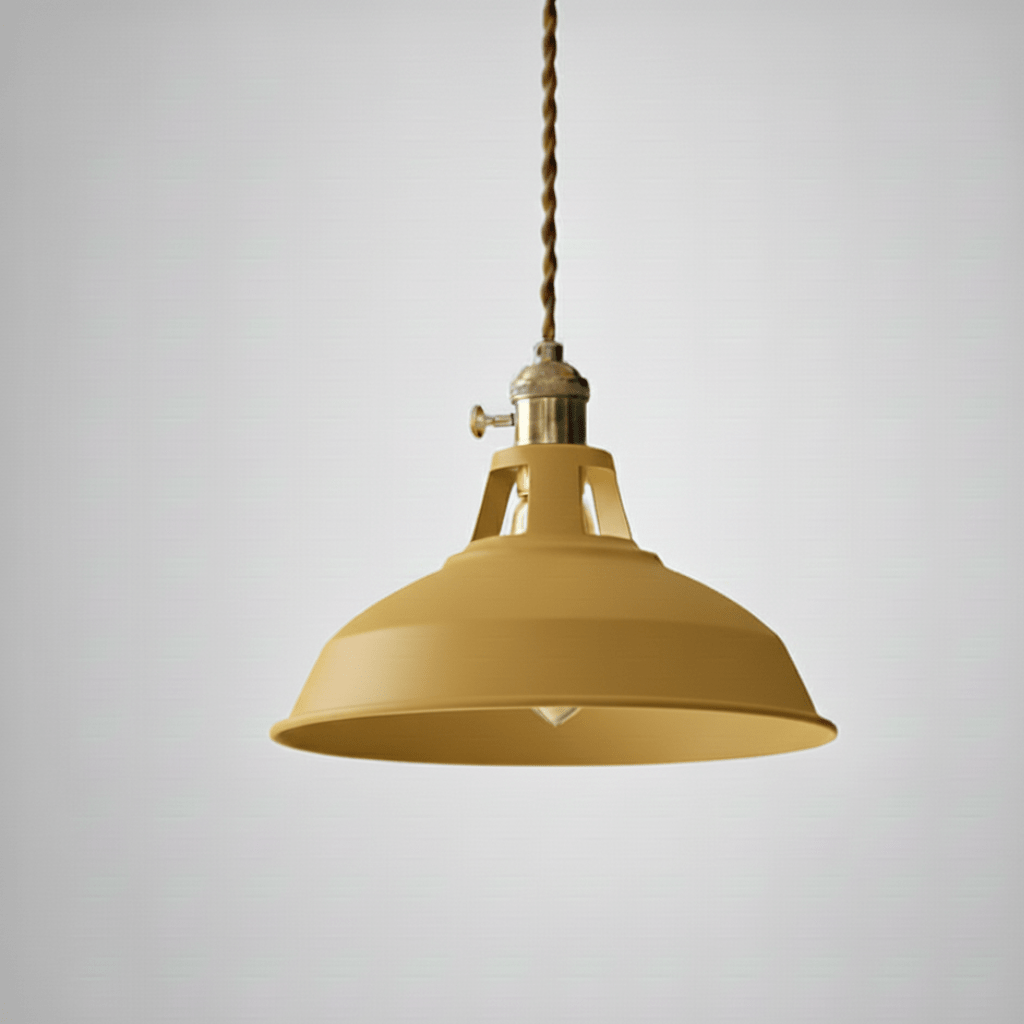 VINTILIGHT – Retro Steel Barn Pendant Light for Dining Areas & Loft Interiors