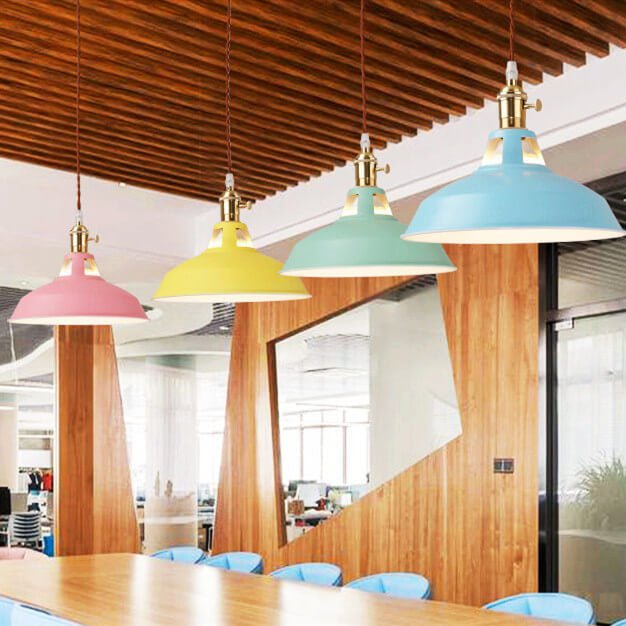 VINTILIGHT – Retro Steel Barn Pendant Light for Dining Areas & Loft Interiors