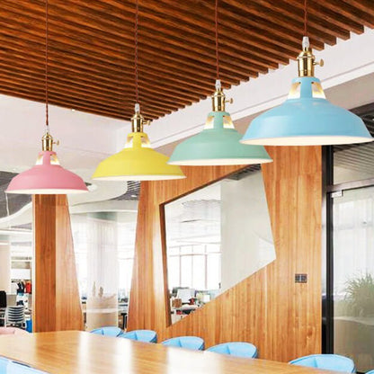 VINTILIGHT – Retro Steel Barn Pendant Light for Dining Areas & Loft Interiors