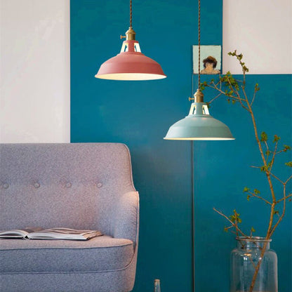 VINTILIGHT – Retro Steel Barn Pendant Light for Dining Areas & Loft Interiors