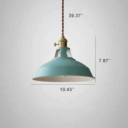 VINTILIGHT – Retro Steel Barn Pendant Light for Dining Areas & Loft Interiors