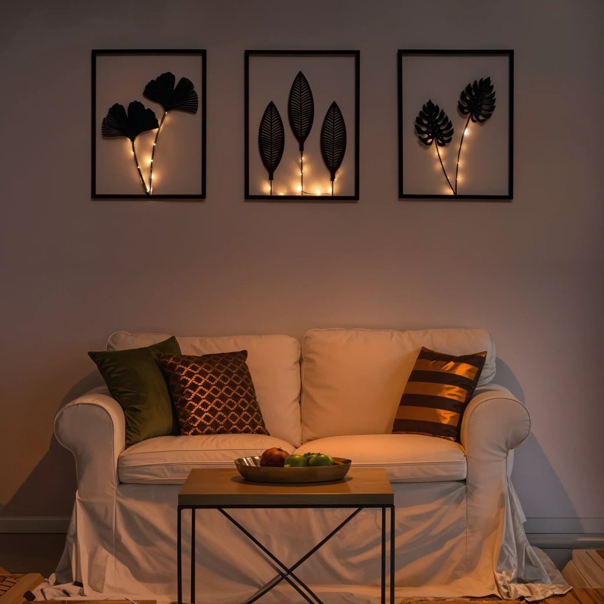 SOFTSPARK – Color-changing LED frame lamp set for atmospheric interior decoration