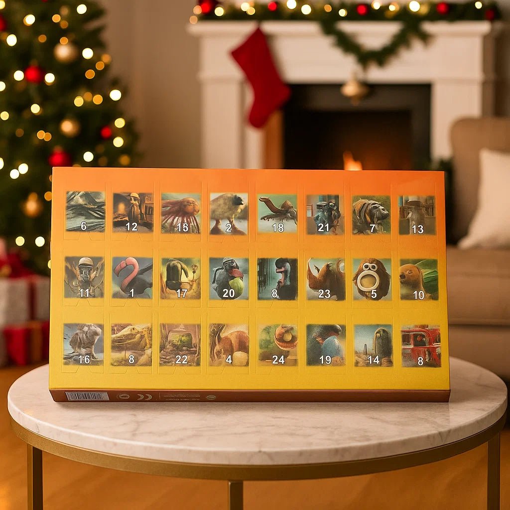 ORNABOX – 24-piece Advent calendar for festive Christmas decoration