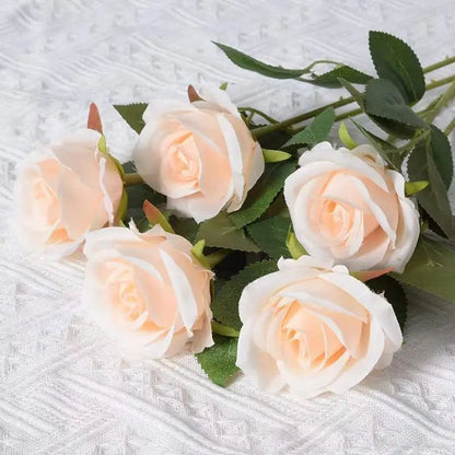 HARMONIA – Velvet Artificial Roses for Valentine's Day and Decorative Indoor Arrangements