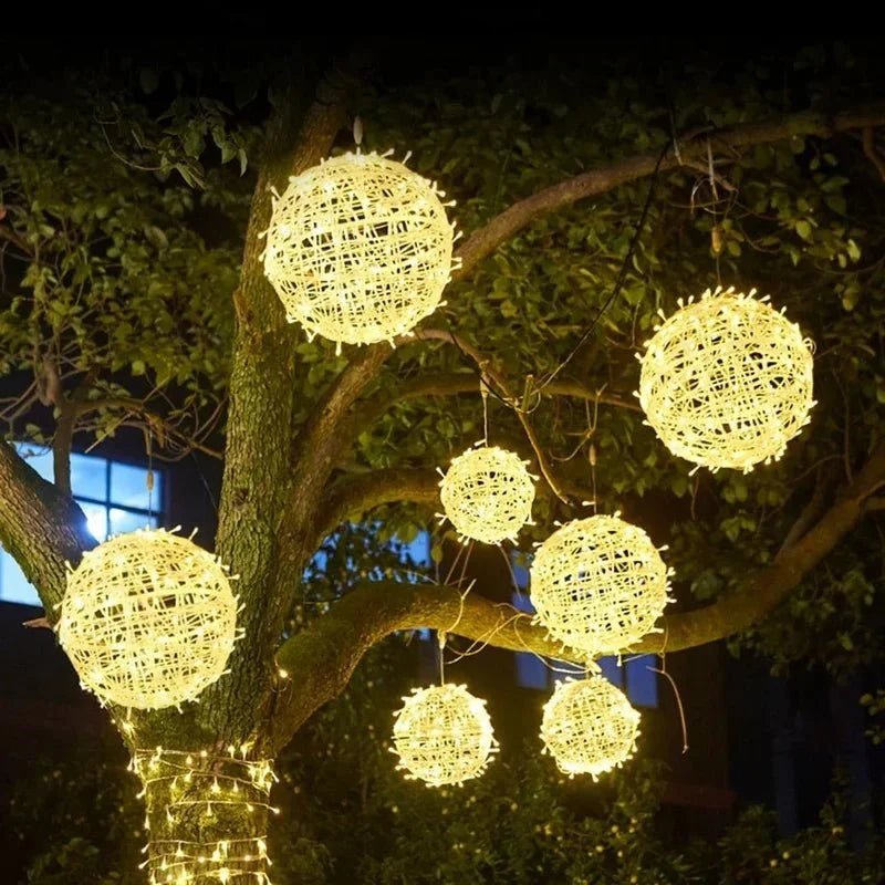 PATIOLUX – Elegant LED light sphere for stylish balcony & terrace ambiance