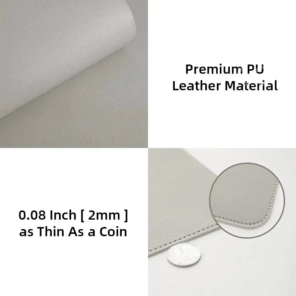 LEATHPAD – High-Quality PU Leather Desk Mat, Waterproof and Non-Slip