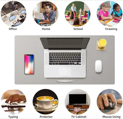 LEATHPAD – High-Quality PU Leather Desk Mat, Waterproof and Non-Slip
